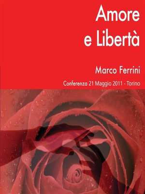 cover image of Amore e libertà